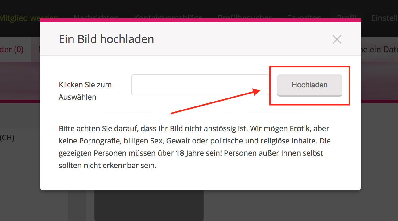 Mein Profil-Bild: So funktioniert der Foto-Upload
